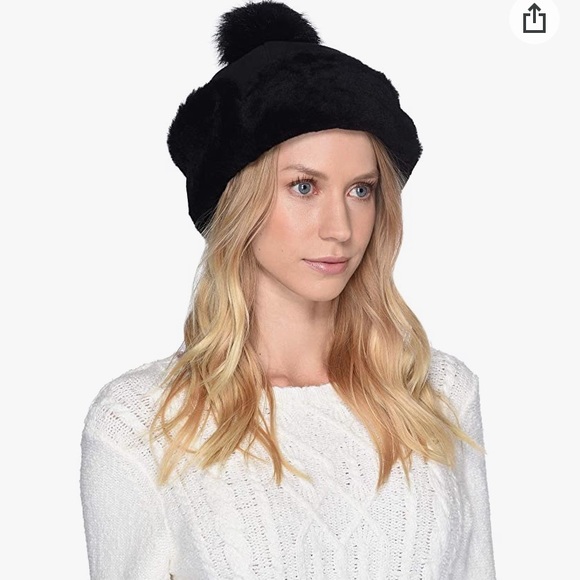 Flap Water Resistant Sheepskin Hat 